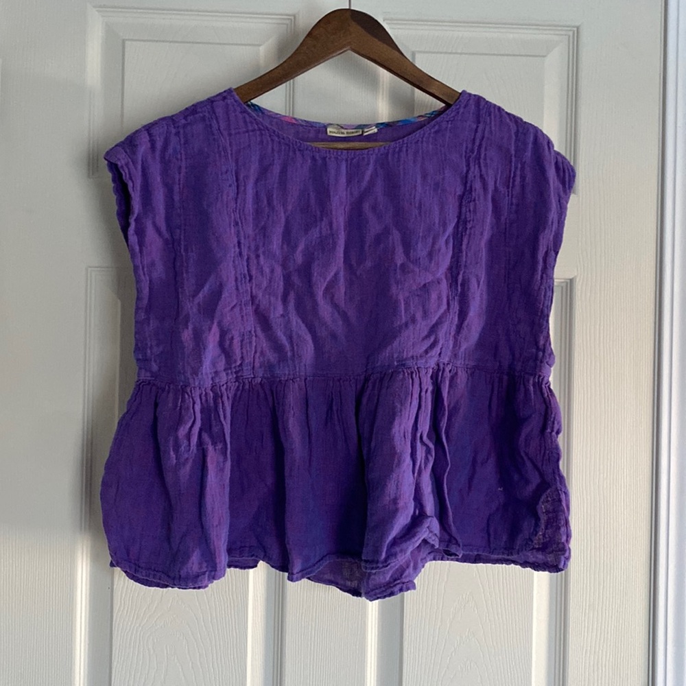 💜 Distressed Boutique Cropped Top 💜